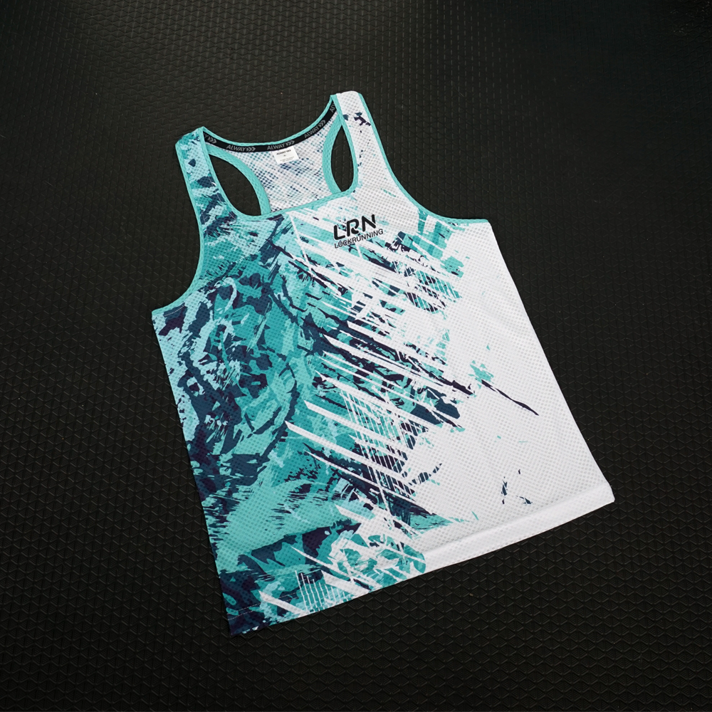 เสื้อวิ่งแขนสั้น แขนกุด เสื้อกล้าม (ชญ) ผ้า AirFlow ของแท้ มีรูระบายอากาศทั้งตัว น้ำหนักเบา ใส่สบายและไม่อมเหงื่อ (S15)