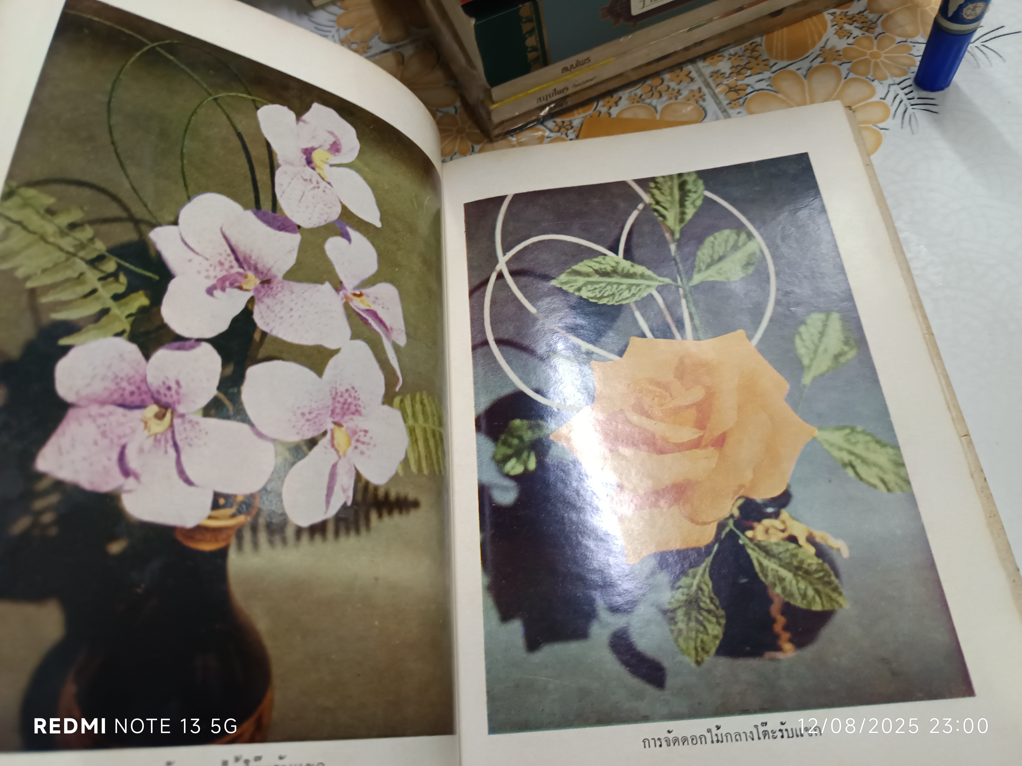 ตำราประดิษฐ์ดอกไม้แห้ง โดย สุวรรณา ศรีเพ็ญ แผนกวัฒนธรรมทางวัตถุธรรมและศิลปกรรม (พิมพ์ปีพ.ศ 2516) **สินค้าหมด**