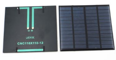 12 โวลต์ 150mA 1.8 วัตต์ Solarcell Polycrystalline Silicon DIY
