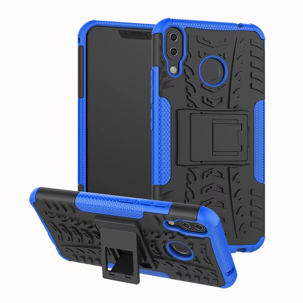 Case Asus Zenfone 5 ZE620KL / 5z ZS620KL #เคสฝาหลังกันลื่น Cool Tyre Pattern Kickstand (PC + TPU)
