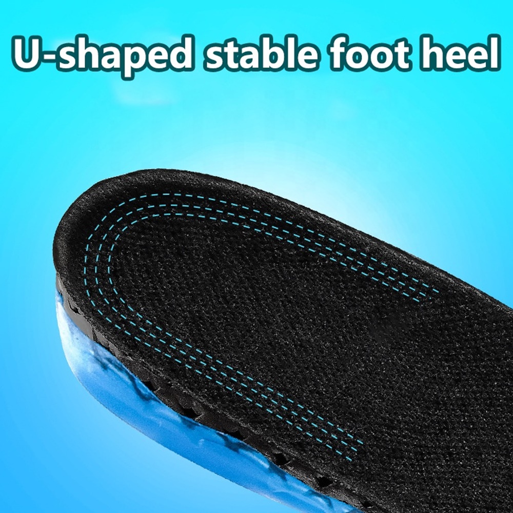 แผ่นรองพื้นรองเท้ากันกระแทก สำหรับวิ่ง Spring insole sport running (O6)