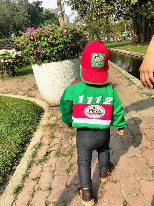 ชุดเด็กน้อย พนักงานส่งพิซซ่า