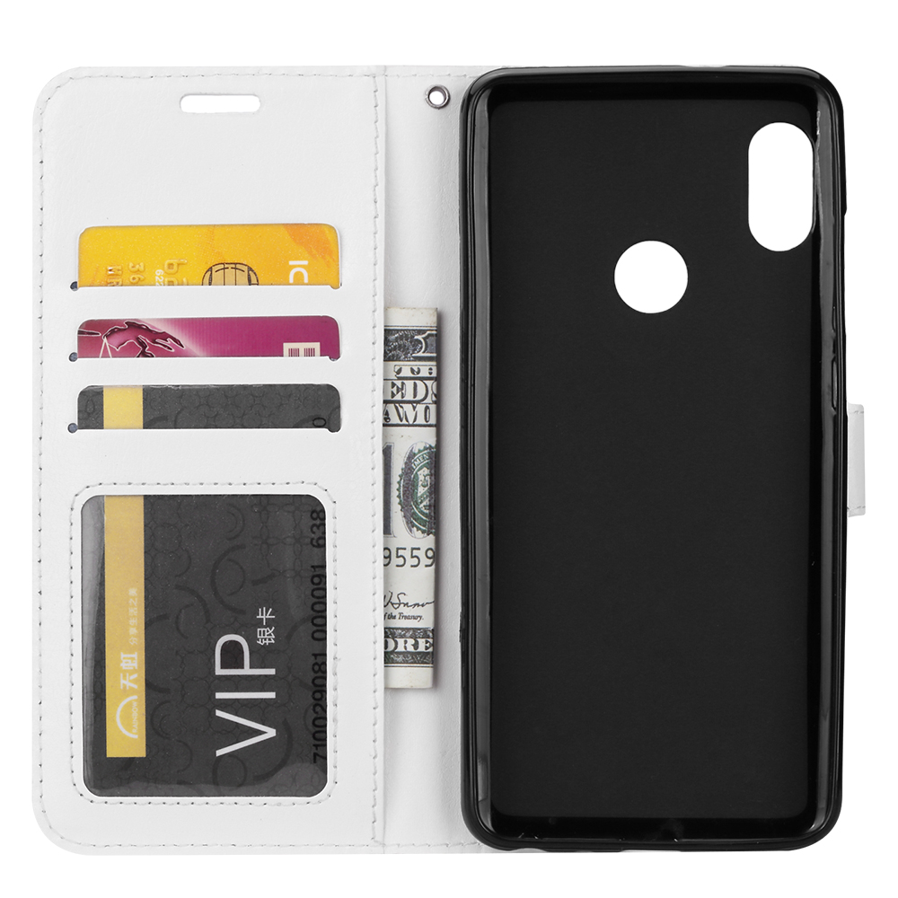 เคส Xiaomi Mi 8 (6.21-inch) #เคสฝาพับแบบกระเป๋าสตางค์หนัง PU ผิวหนังม้า Crazy Horse