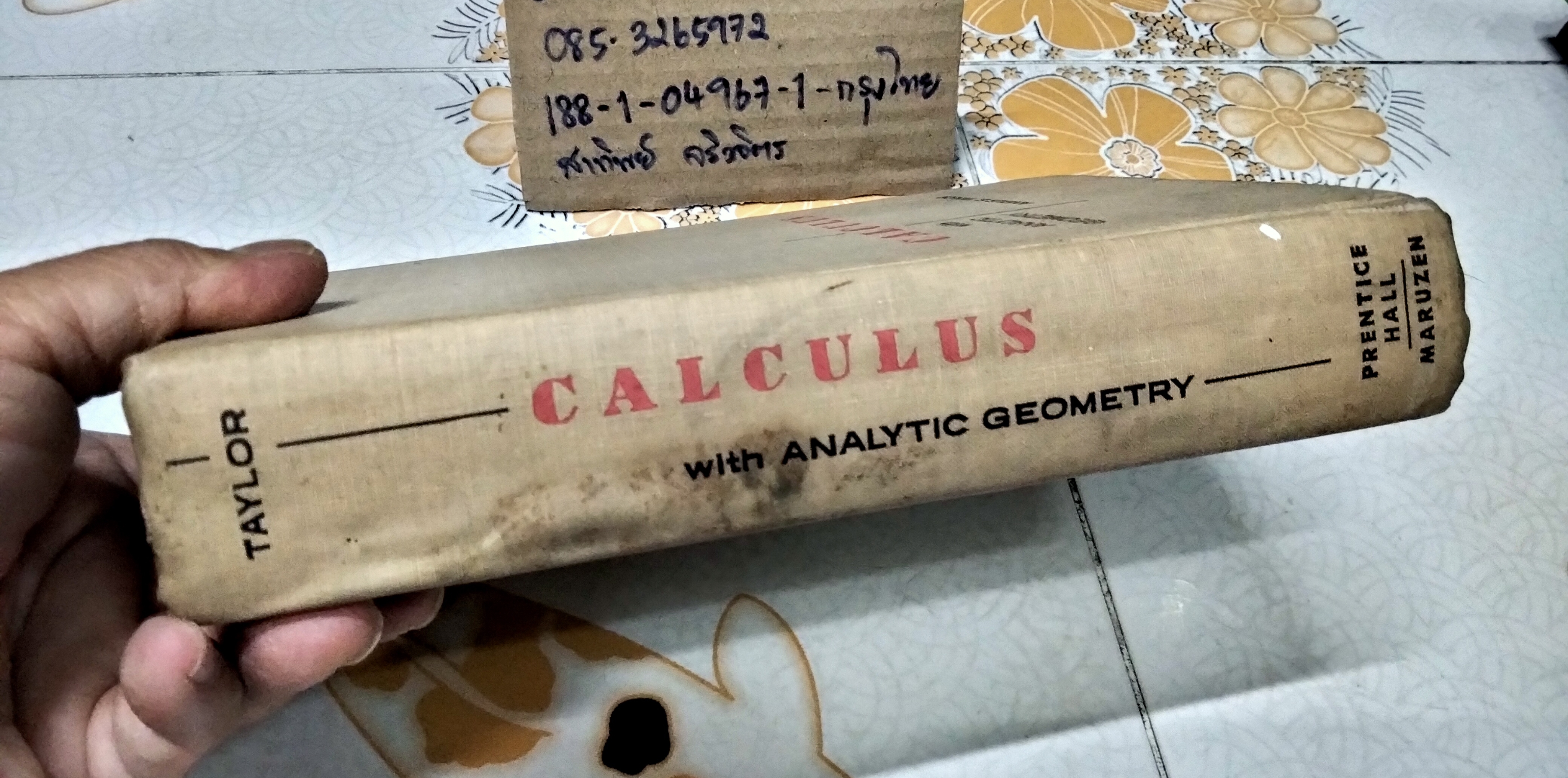 Calculus with Analytic Geometry by Angus E. Taylor (1959)