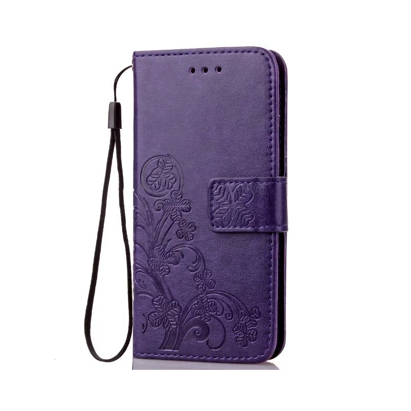 เคส iPhone 6s Plus 6 Plus #เคสฝาพับรูปแบบกระเป๋าสตางค์หนังลายดอกไม้ สวยงามทันสมัย