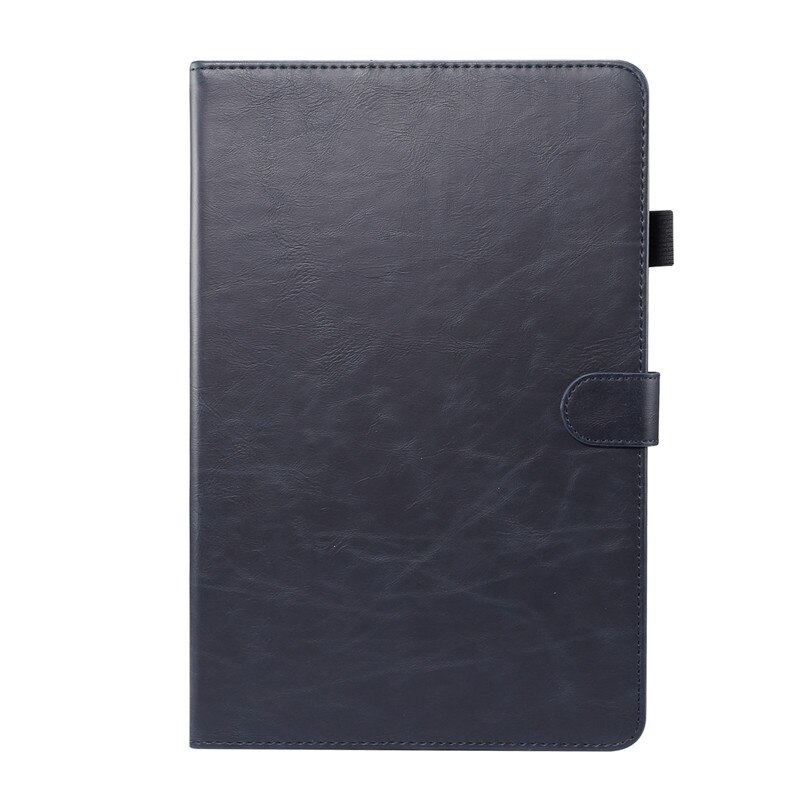เคส Samsung Galaxy Tab S6 Lite 10.4 SM-P610 SM-P615 SM-P617 #เคสฝาพับหนัง PU ผิวหนังม้า Crazy Horse Texture PU Leather Wallet
