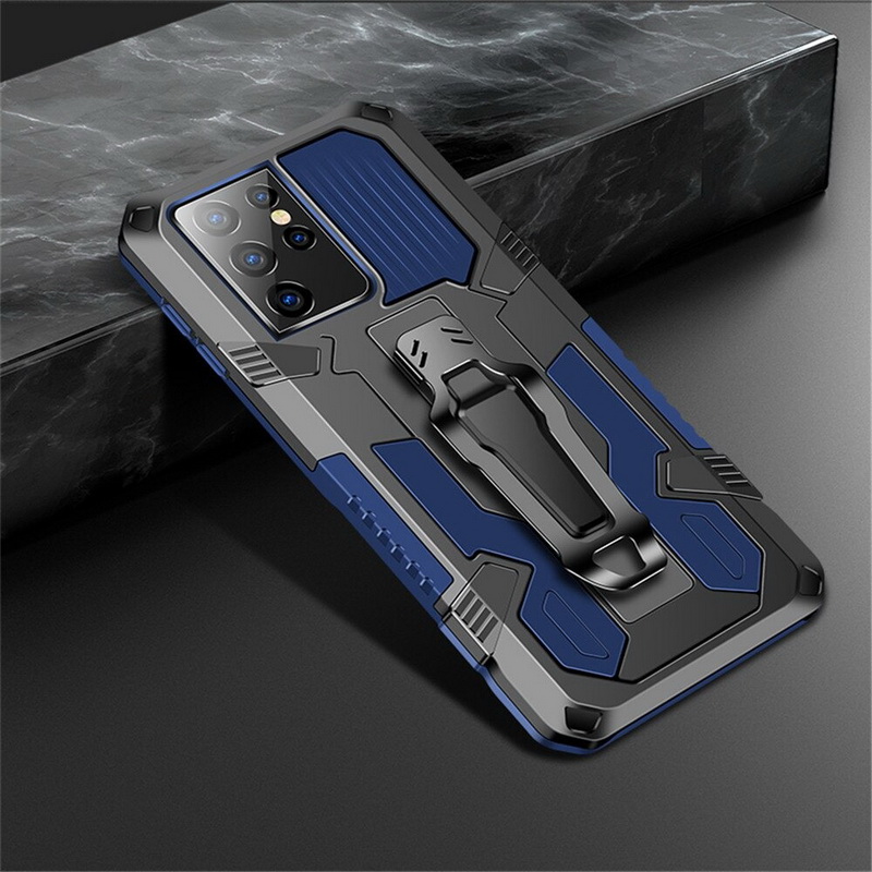 เคส Samsung Galaxy S21 Ultra 5G #เคสฝาหลังกันกระแทกมีคลิบหนีบ ไฮบริด พลาสติก+TPU Heavy Duty Rugged Hybrid (สินค้าตัวอย่างสินค้าจริงตรงตามรุ่น)