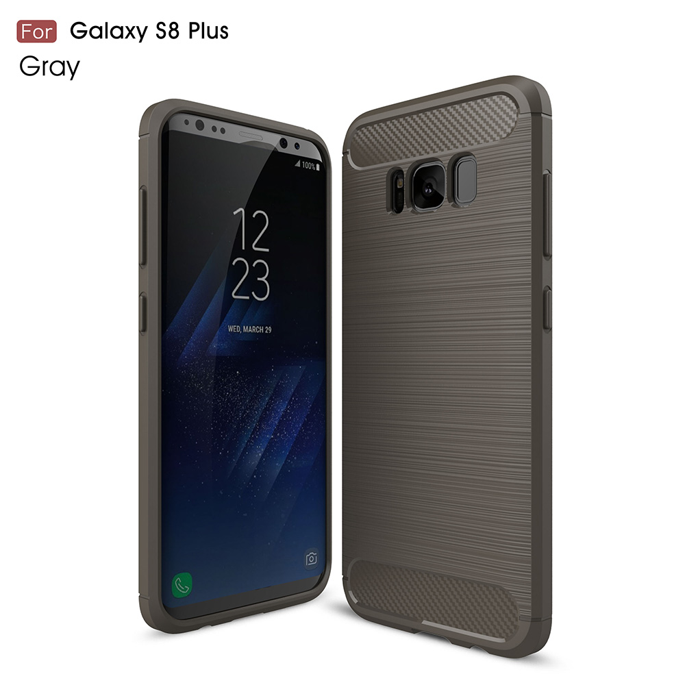 Case Samsung Galaxy S8 Plus #เคสฝาหลังตกแต่งด้วยคาร์บอนไฟเบอร์ที่ปลายทั้งสองด้าน