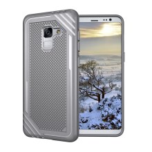 เคส Samsung Galaxy A8 (2018) #เคสฝาหลัง TPU เกราะป้องรอยและกันลื่น สวยงามทันสมัย