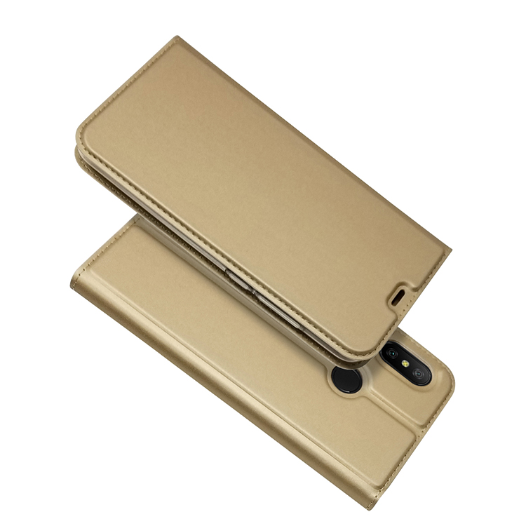 Case Xiaomi Mi A2 #เคสฝาพับหนัง PU Magnetic Adsorption Stand Leather Card Holder