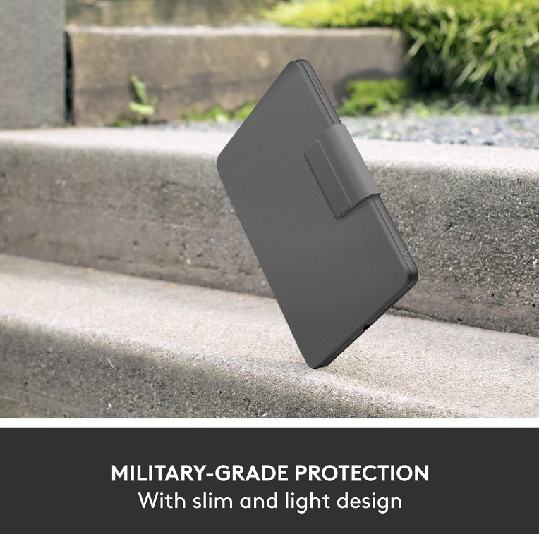 Logitech® Smart Connector Rugged Folio iPad 10th Generation Model YU0079, Gray เคสคีย์บอร์ด