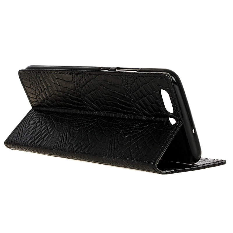 เคส Huawei P10 Plus เคสฝาพับหนังผิวจระเข้ - Crocodile PU Leather Magnetic Flip