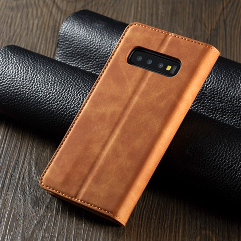 Case Samsung Galaxy S10 #เคสฝาพับ FORWENW Leather Wallet Case เคสคุณภาพดีราคาถูก