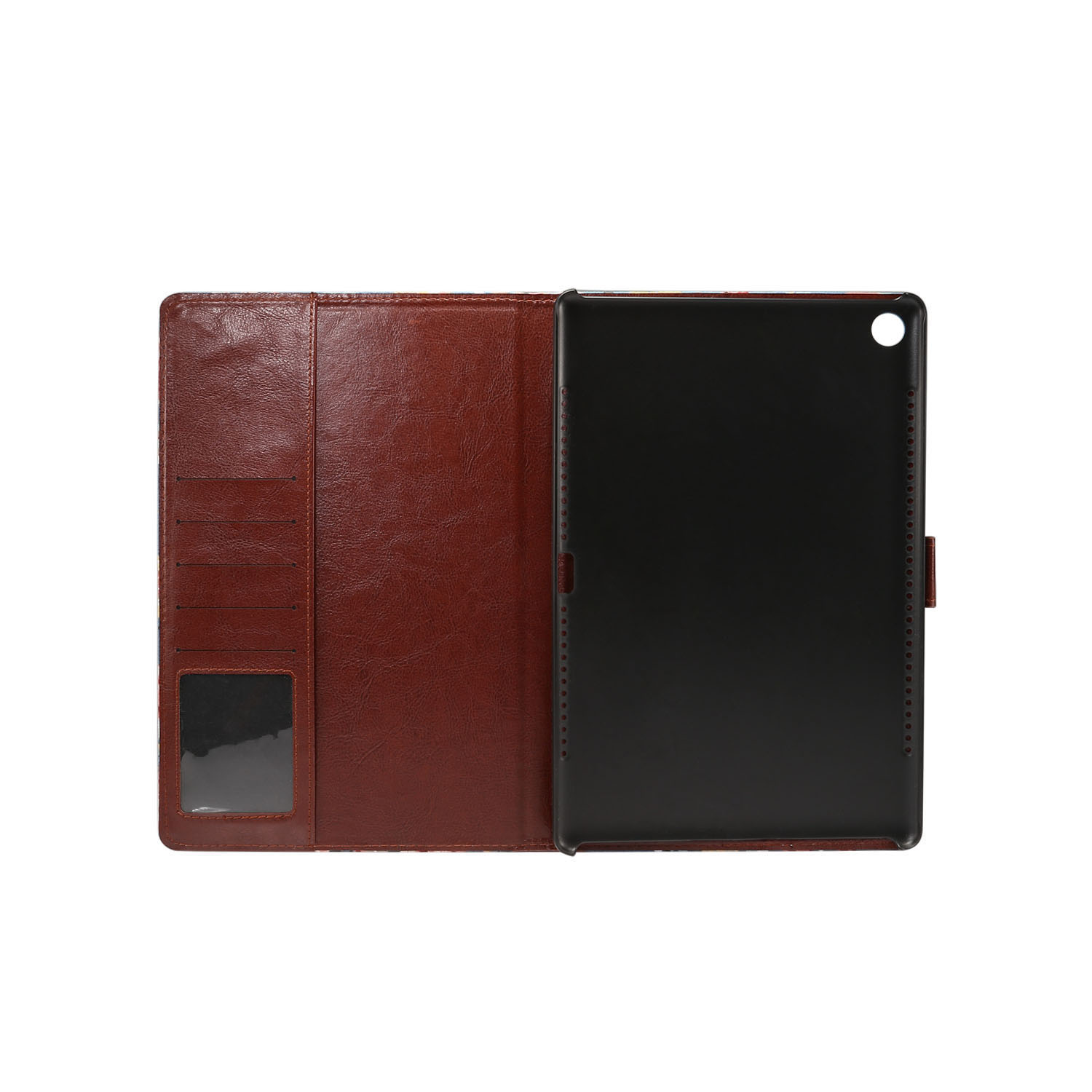 Case Huawei MediaPad M5 Pro 10.8 นิ้ว #เคสฝาพับหนัง PU ผิวยีนส์พับตั้งได้ Jeans Cloth Leather Wallet