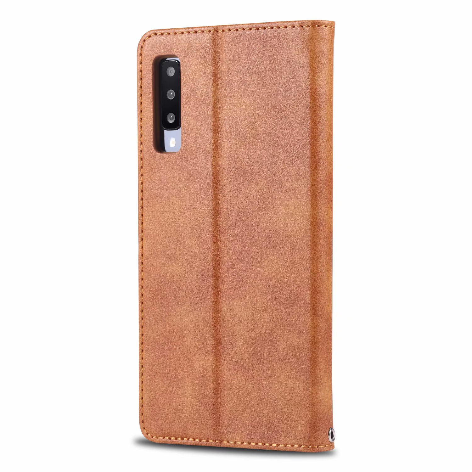 Case Samsung Galaxy A50 / A50s / A30s #เคสฝาพับ AZNS สไตล์ย้อนหนัง PU มีช่องเสียบการ์ด