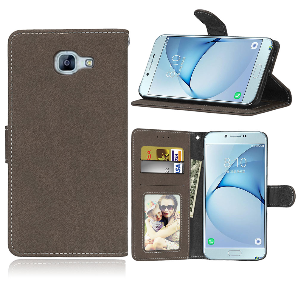 Case Samsung Galaxy C9 Pro #เคสฝาพับสไตล์กระเป๋าสตางค์ Matte Wallet Leather