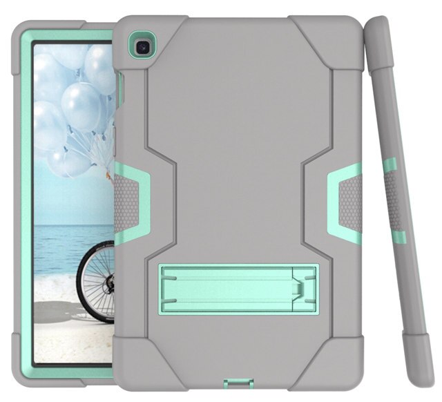 Case Samsung Galaxy Tab S5e SM-T720 SM-T725 #เคสฝาหลังกันกระแทก Kickstand PC Silicone Armour Defender