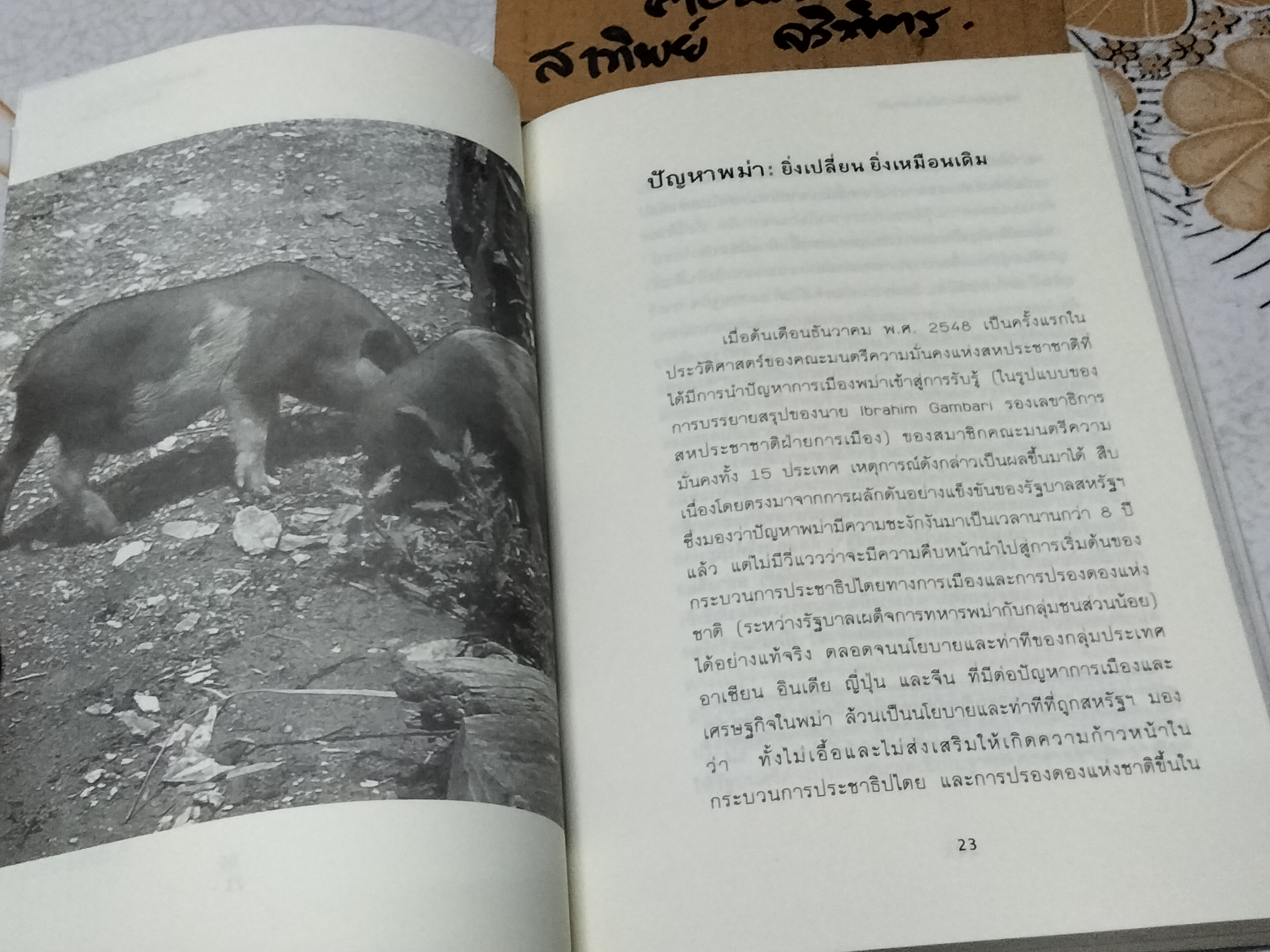 การฑูต - การเมือง ไม่ใช่เรื่องส่วนตัว โดย สุรพงษ์ ชัยนาม **สินค้าหมด**