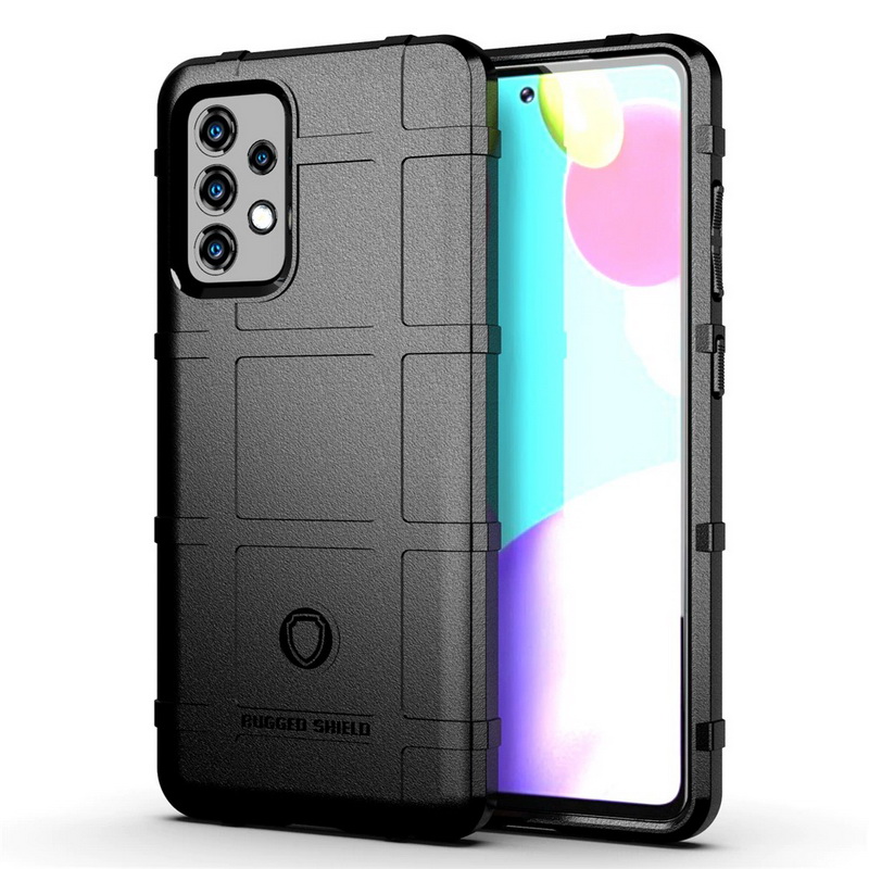 เคส Samsung Galaxy A32 4G #เคสฝาหลัง Rugged Shield Series Soft Silicone Shock Absorption Matte กันกระแทก