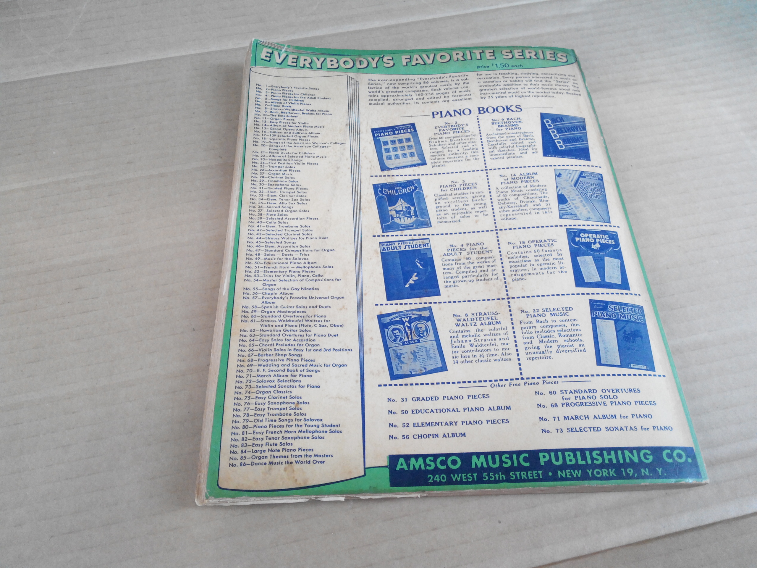 Everybody's Favorite Piano Duets (Everybodys Favorite Series, No. 7)