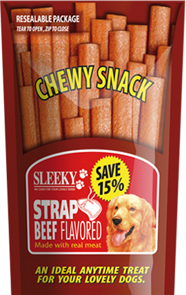 Sleeky Chewy Strap รสเนื้อวัว