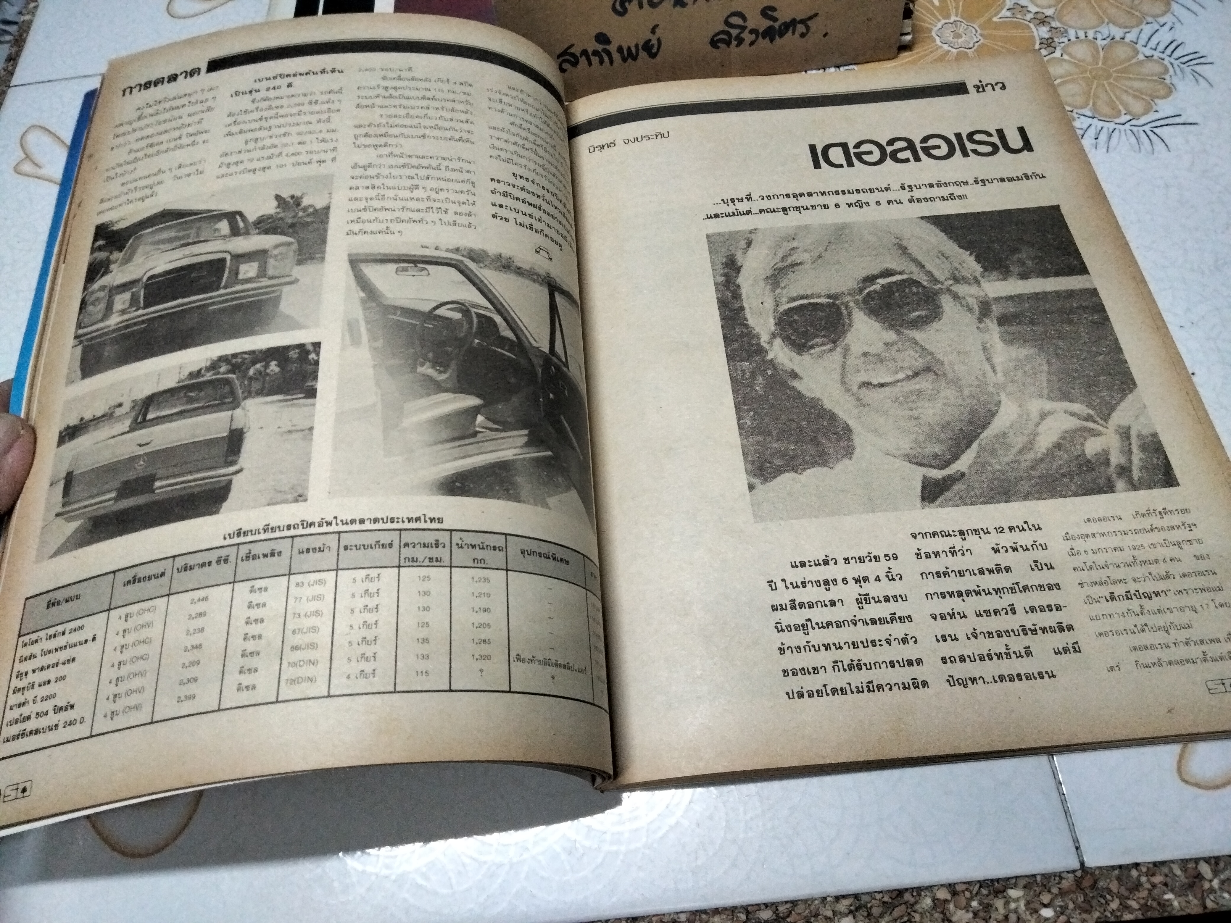 นิตยสารรถ CAR MAGAZINE ฉบับเก่าๆ 1984 - 10 : ปีที่ 5 ฉบับที่ 59 ตุลาคม 2527, มาสด้า 626 คูเป้ สปอร์ท