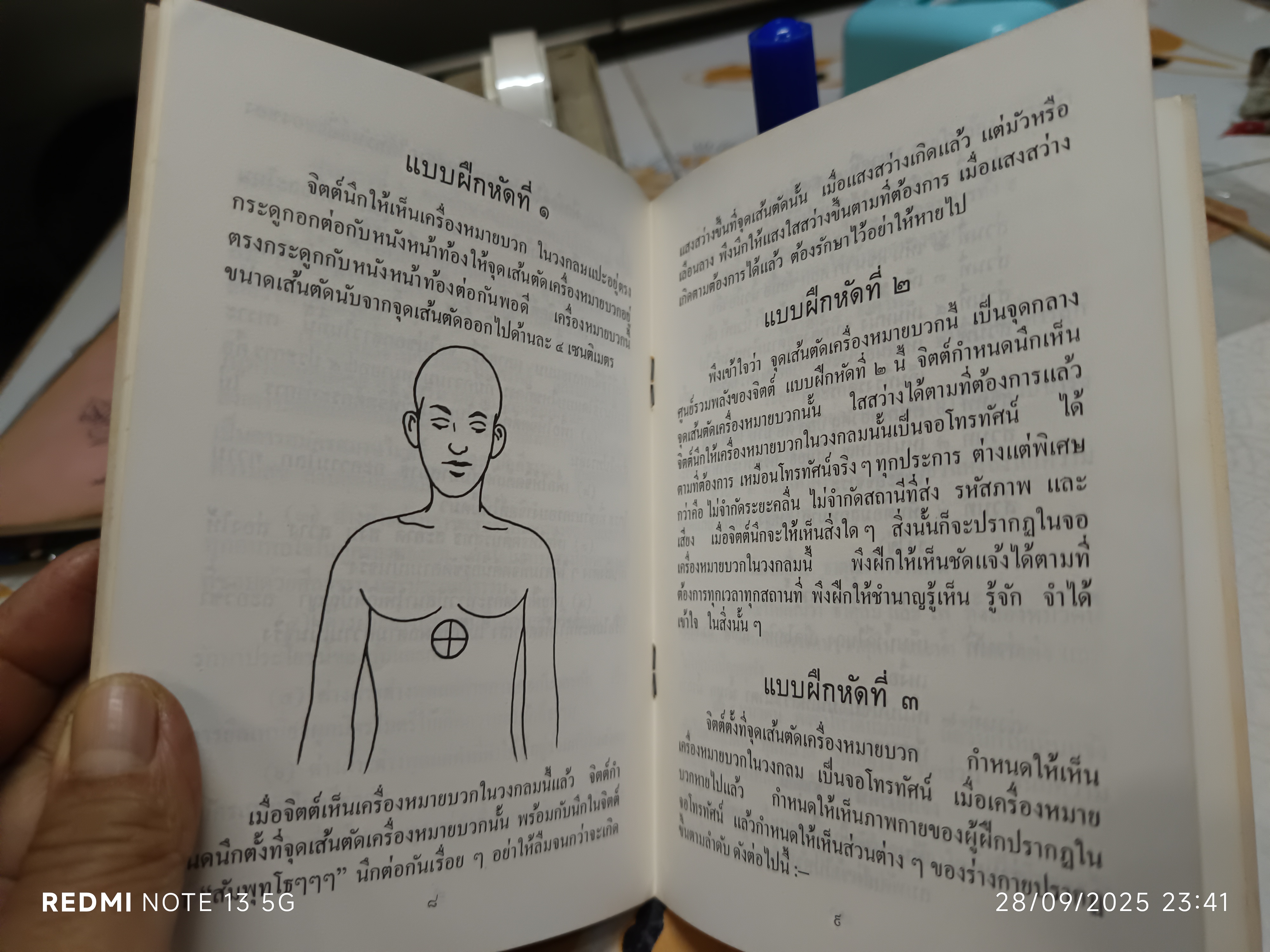 แบบฝึกหัดจิตต์ เป็นหลักวิชาสากลในพระพุทธศาสนา โดย พระครูสังวรธรรมานุวัตร วิปัสสนาจารย์