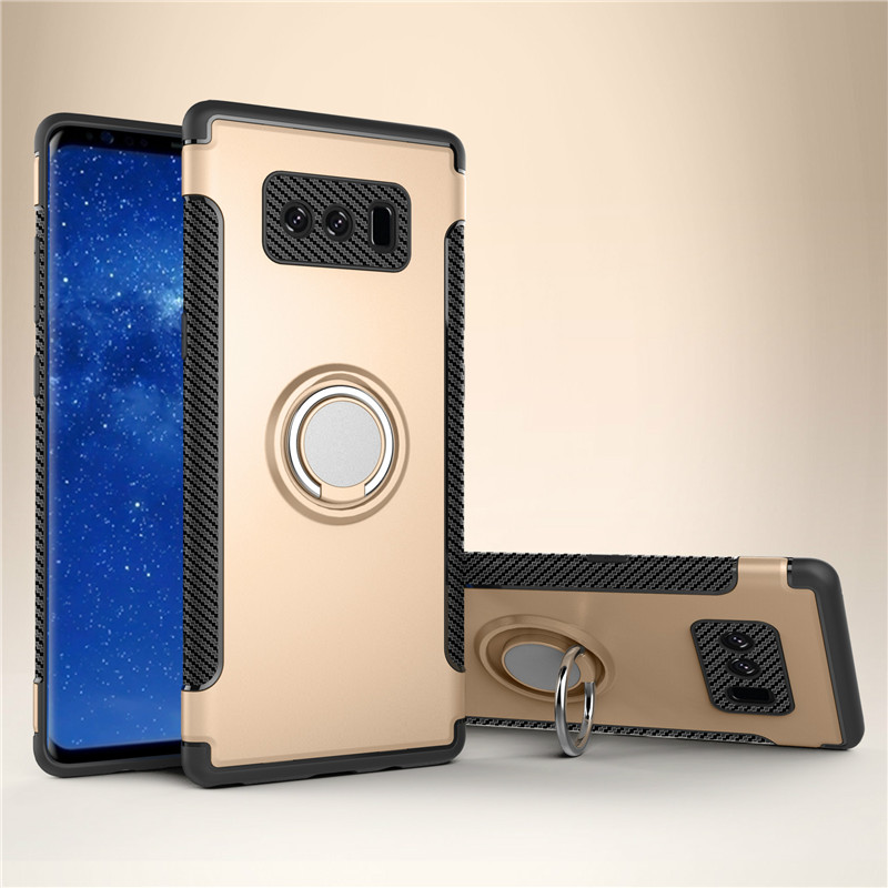 เคส Samsung Galaxy Note 8 N950 #เคสฝาหลัง Holder Kickstand TPU + PC Comboสวยงามทันสมัย