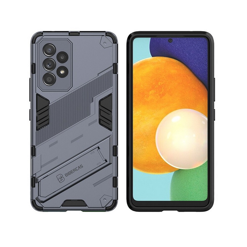 เคส Samsung Galaxy A33 5G #เคสฝาหลังพลาสติก ไฮบริด TPU + Kickstand