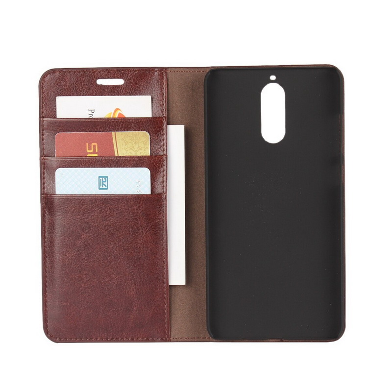 Case Huawei Mate 9 Pro #เคสฝาพับหนังแท้แบบกระเป๋าสตางค์คุณภาพดี Crazy Horse Genuine Leather Cover