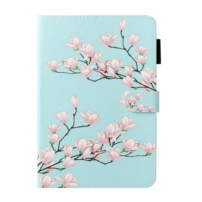 เคส Samsung Galaxy Tab A 8.0 (2019) SM-T290 SM-T295 SM-T297 #เคสฝาพับพิมพ์ลายหนัง PU พร้อมที่เก็บการ์ด Pattern Printing PU Leather Tablet Stand Case with Card Storage