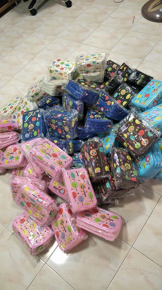 กระเป๋าใส่อุปกรณ์เครื่องเขียน 4 ชั้น