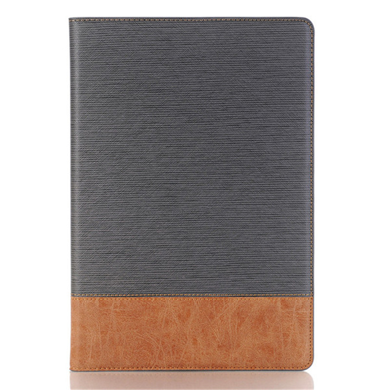 Case Huawei MediaPad M5 Pro (10.8 นิ้ว) #เคสฝาพับกระเป๋าสตางค์หนัง PU สมาร์ท 2 สี Bi-color Smart Stripe Leather Wallet