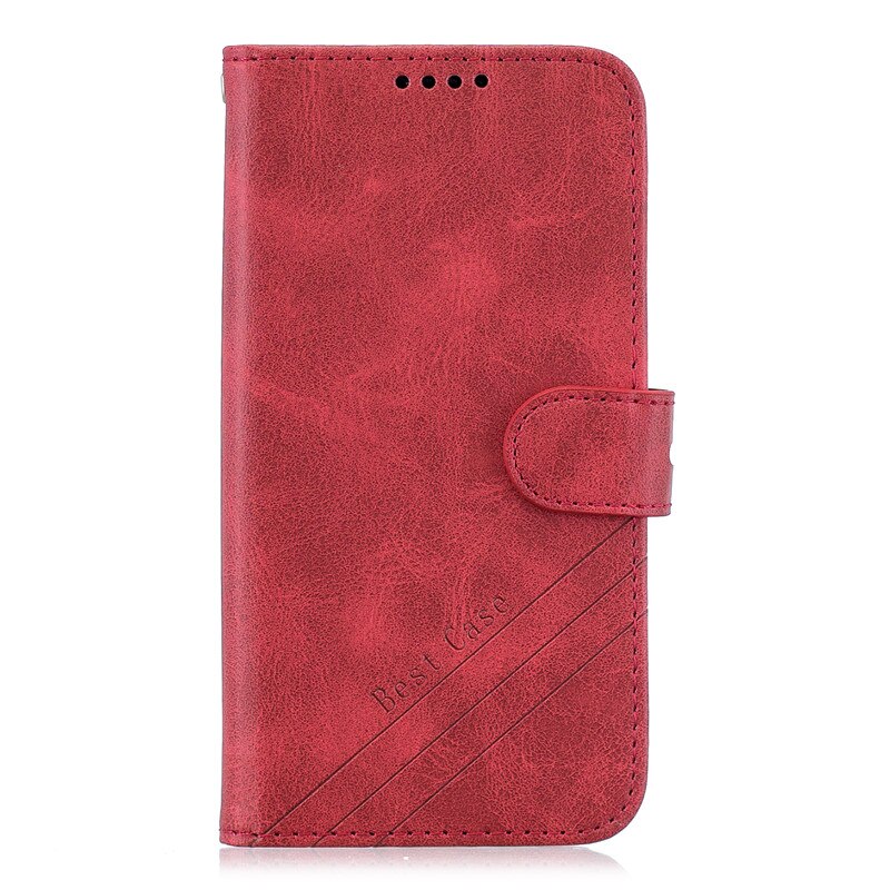 Case Huawei P40 #เคสฝาพับสไตล์กระเป๋าสตางค์หนัง PU มีสายคล้องมือ