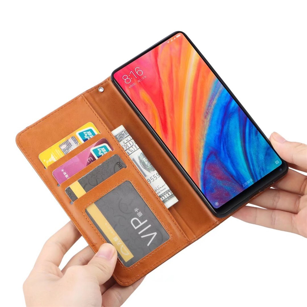 เคส Xiaomi Mi Mix 2s #เคสฝาพับแบบกระเป๋าสตางค์หนัง PU มีช่องเสียบบัตรคุณภาพดี