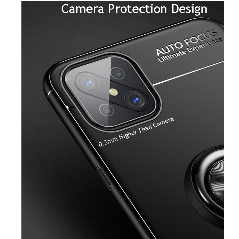 เคส OPPO Reno 4Z 5G #เคสฝาหลัง TPU Finger Ring Kickstand (แผ่นโลหะแบบ Built-in)