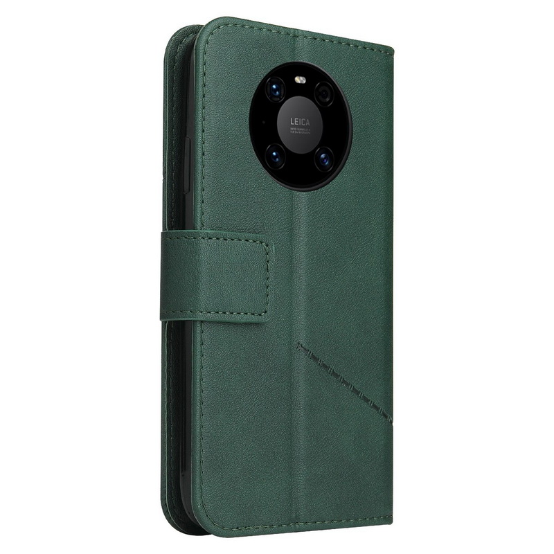Case Huawei Mate 40 Pro #เคสฝาพับแบบกระเป๋าสตางค์หนัง PU มีช่องเก็บบัตร