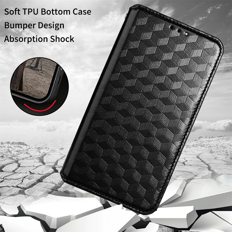 เคส OPPO A15#เคสฝาพับหนัง PU สไตล์กระเป๋าสตางค์พร้อมช่องใส่การ์ด Luxury Flip Stand Card Phone Leather Wallet Cover Casing