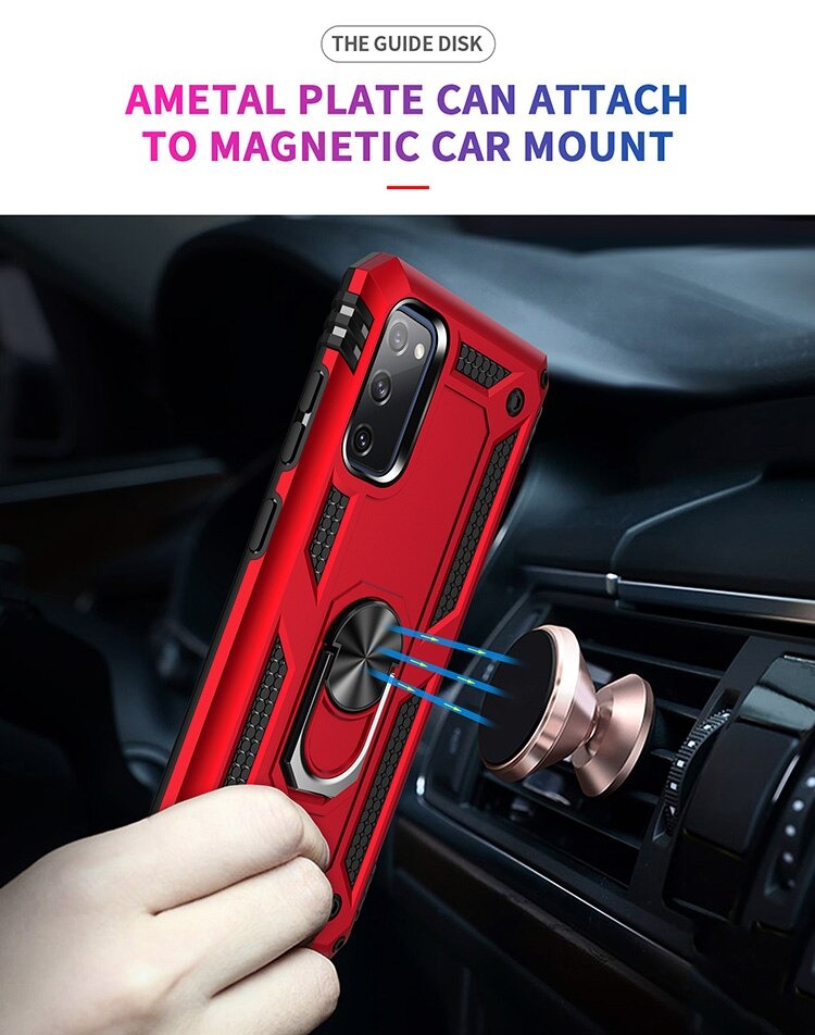 Case Samsung Galaxy S20 FE / S20 FE 5G #เคสฝาหลัง Hybrid TPU+PC มีแหวนสวมนิ้ว