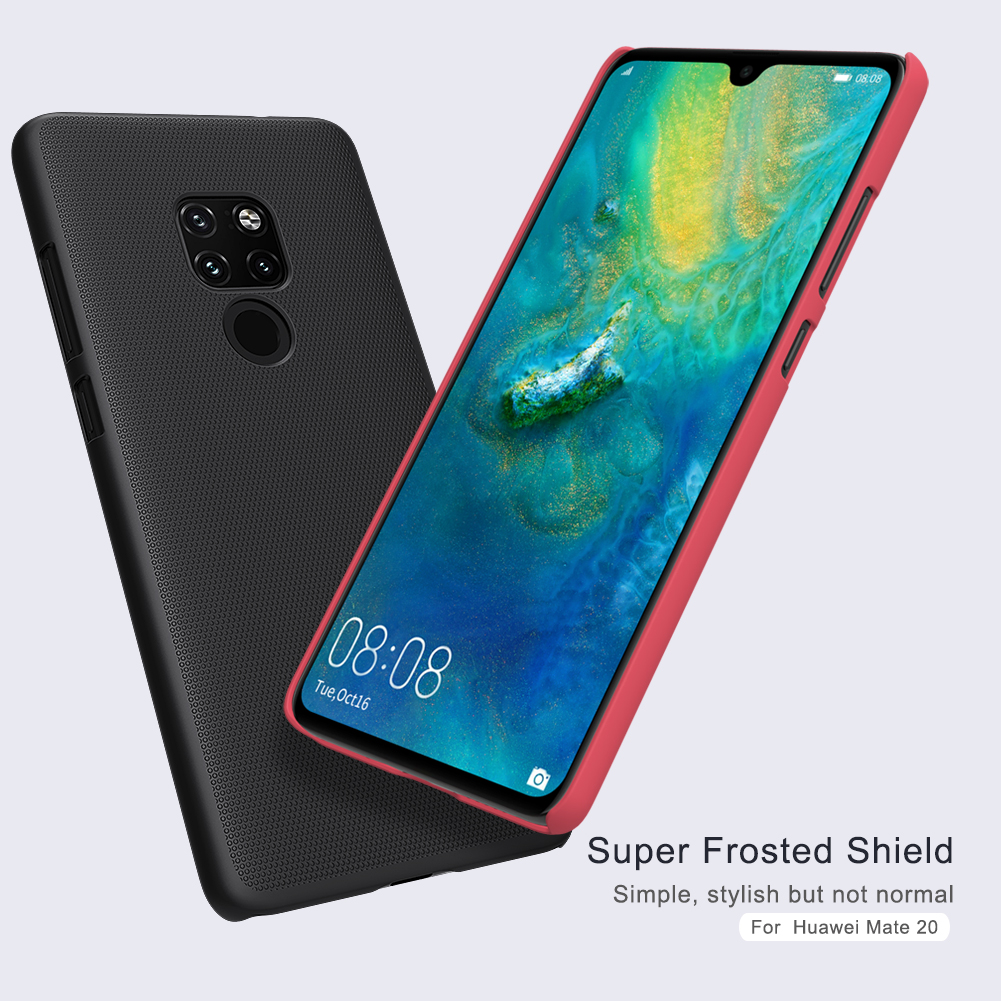 เคส Huawei Mate 20 #เคสฝาหลังแข็ง NILLKIN แท้รุ่น Super Frosted Shield Hard Cover คุณภาพดี
