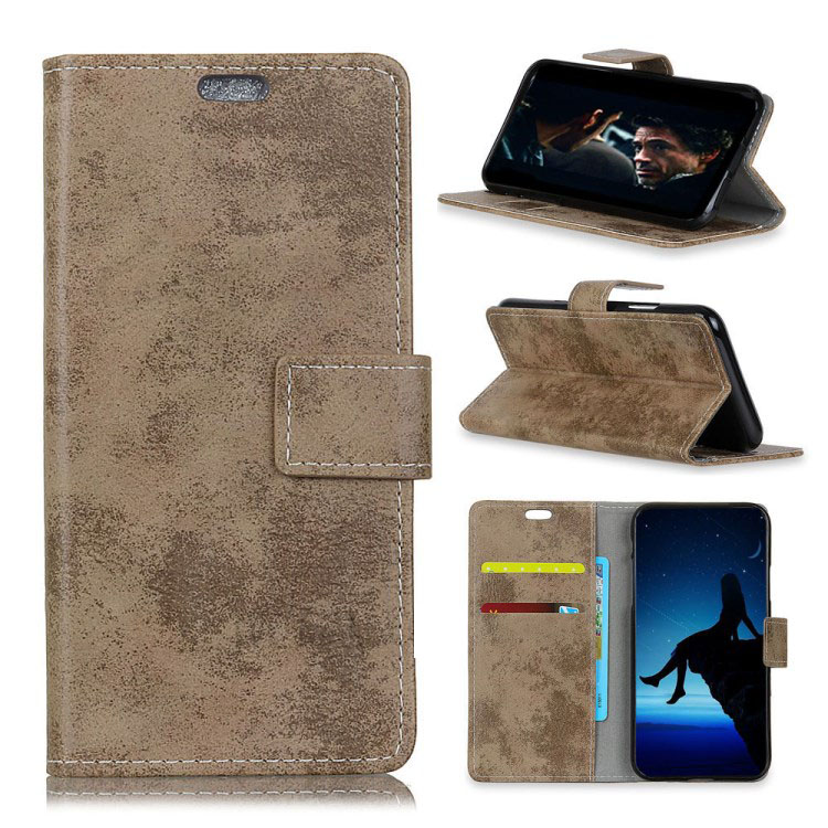 Case OPPO Reno 2F #เคสฝาพับหนัง PU สไตล์ Retro มีช่องเสียบการ์ด เคสคุณภาพดีราคาถูก