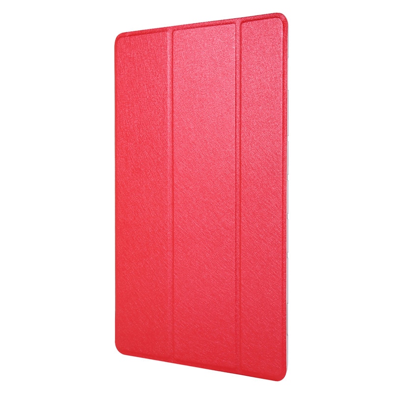 เคส Huawei MediaPad M6 10.8 นิ้ว #เคสฝาพับหนัง PU พับสามพับ Silk Texture Leather Stand Case