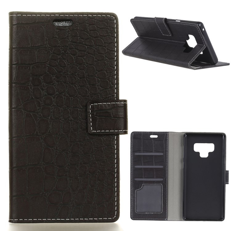 Case Samsung Galaxy Note 9 #เคสฝาพับสไตล์กระเป๋าหนัง PU ผิวหนังจระเข้