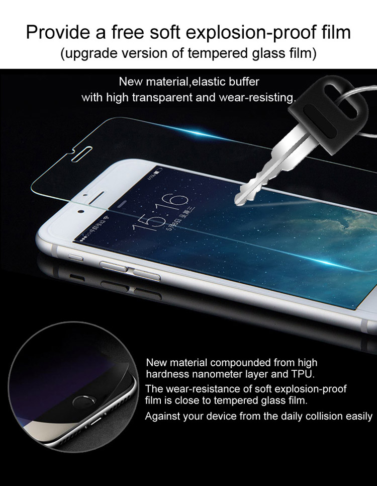 เคส Huawei P20 Lite #เคสฝาหลัง Skin Feel Anti-drop TPU Case + Explosion-proof Screen Film