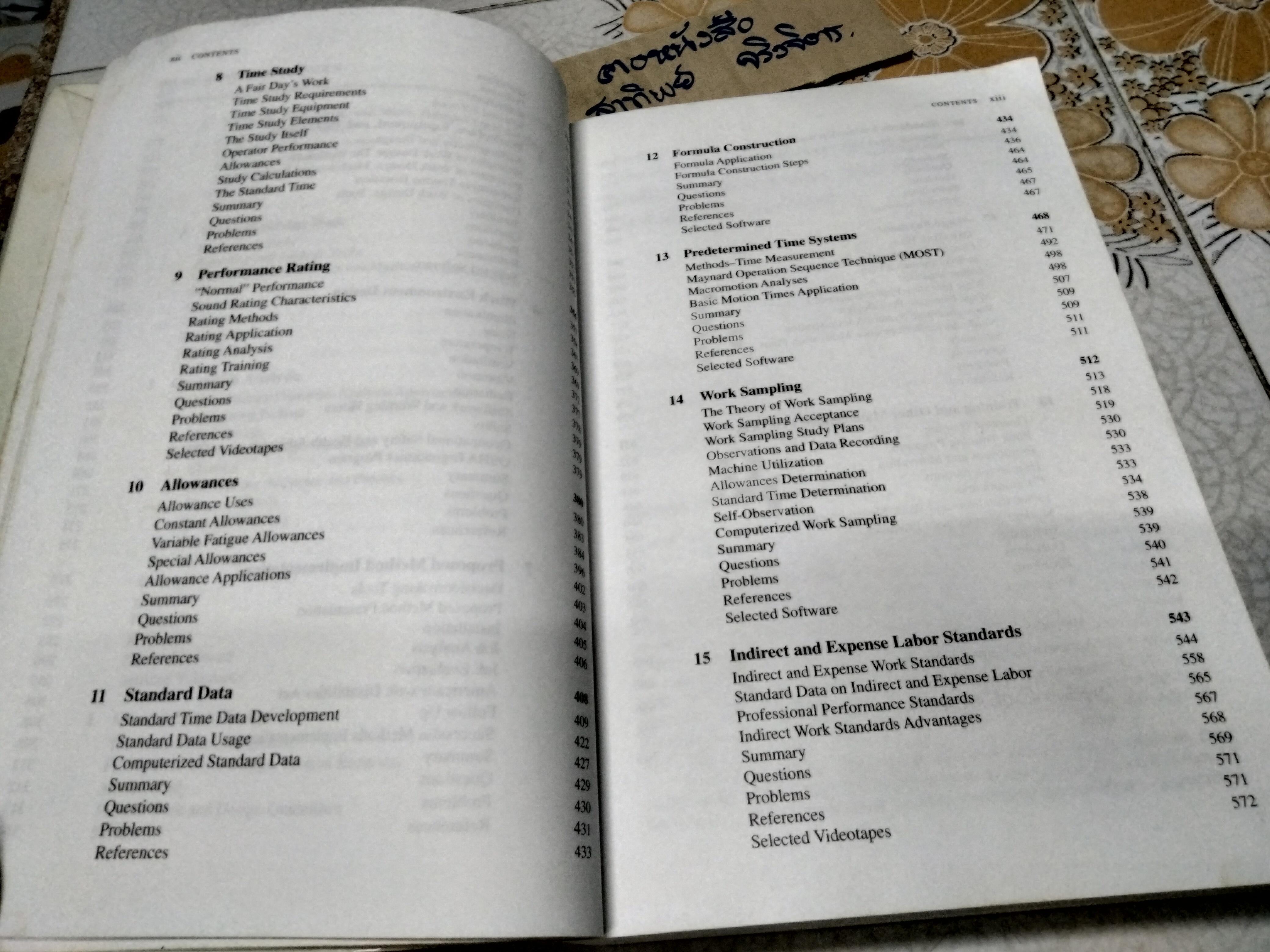 Methods, Standards, & Work Design 10th Edition By Benjamin Niebel & Andris Freivalds ฉบับถ่ายเอกสาร (copies)