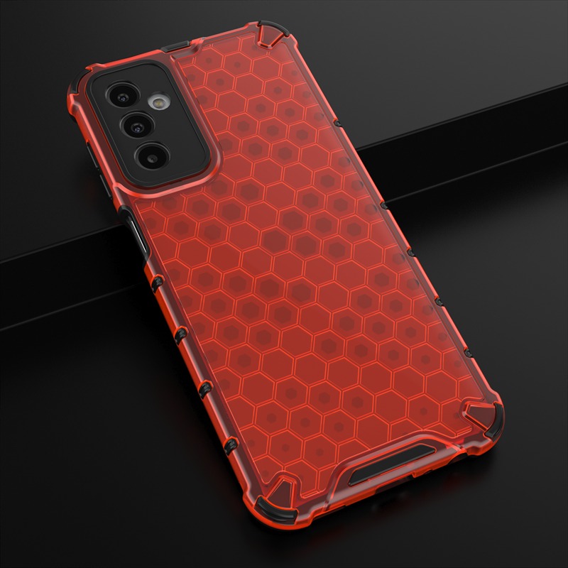 เคส Samsung Galaxy A13 5G #เคสฝาหลังกันกระแทก Honeycomb Shock Absorber TPU + PC + Silicone Hybrid