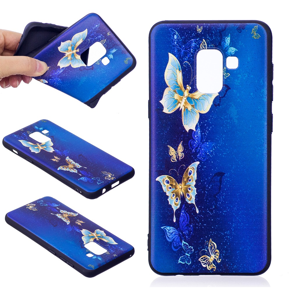 Case Samsung Galaxy A8 (2018) #เคสฝาหลัง TPU Shell Mobile Shell ลายน่ารักๆ