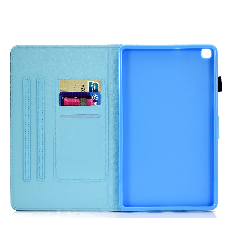 Case Samsung Galaxy Tab S6 Lite 10.4 SM-P610 P615 P617 #เคสฝาพับหนัง PU พิมพ์ลาย Pattern Printing PU Leather Flip