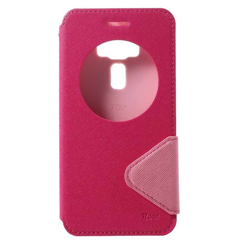 เคส Asus Zenfone 3 ZE552KL #เคสฝาพับหนัง PU มีช่องวิว ROAR KOREA Diary View Leather Stand
