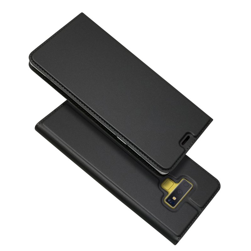 Case Samsung Galaxy Note 9 #เคสฝาพับหนัง PU Magnetic Adsorption Stand Leather Card Holder